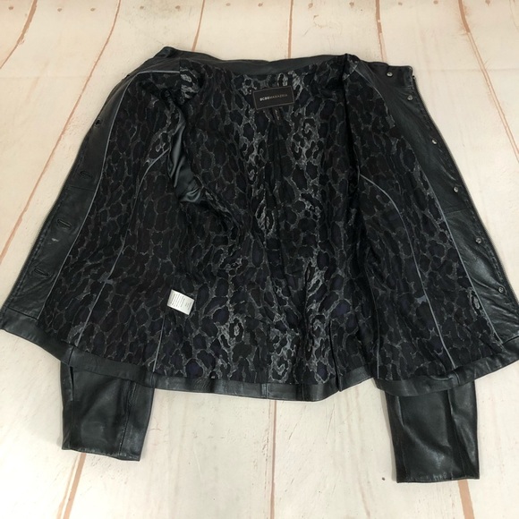 BCBGMaxAzria Black Bomber Jacket - Picture 16 of 16